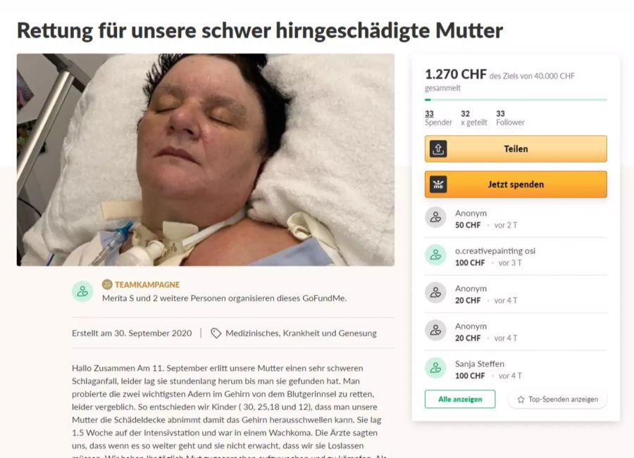 Spenden Margot Shibani