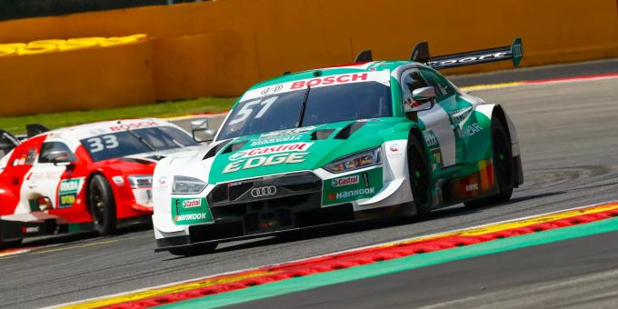 Der Schweizer Nico Müller vom Audi Sport Team in der DTM in Aktion. DTM