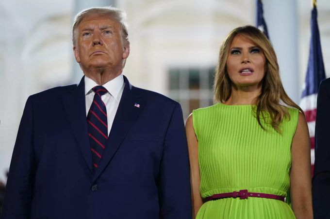 Donald Trump und Melania Trump. Election 2020
