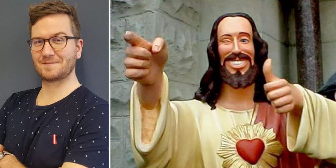 Halleluja-Kolumnist - Labern Sie Jesus voll!