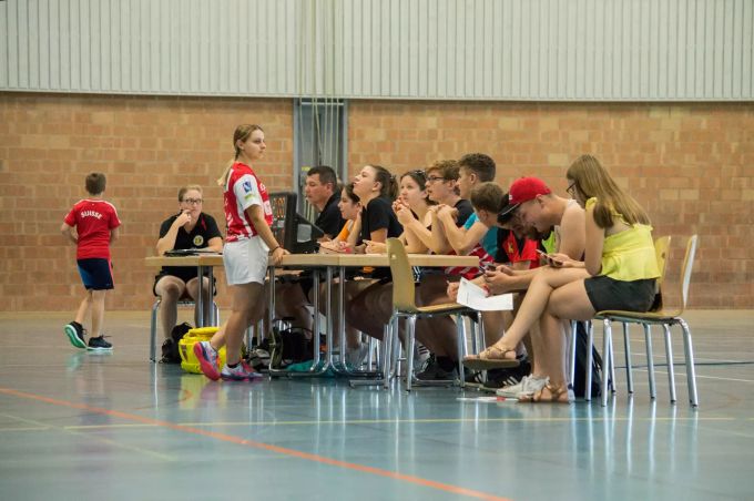 Kurze Verschnaufpause während des Trainings. UHC Wild Tigers