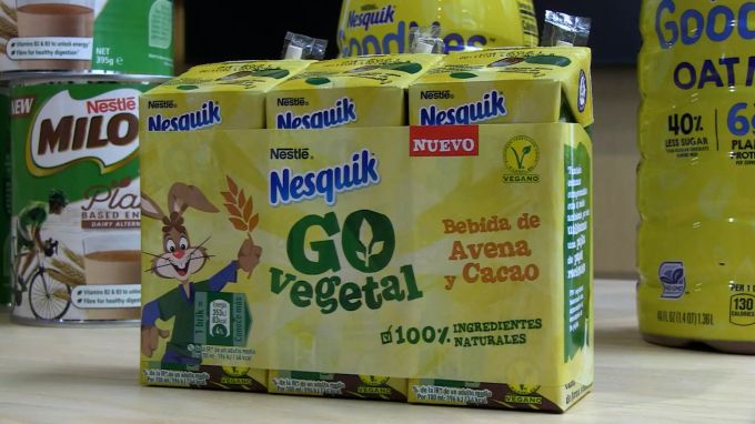 Der vegane Nesquik-Schoggidrink, der demnächst auf den Markt kommt, wurde am Standort Konolfingen entwickelt. vegan nesquik nestlé