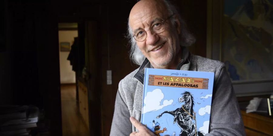 Hat den kleinen Sioux Yakari vor 50 Jahren erschaffen: Der Waadtländer Comiczeichner Claude de Ribaupierre alias Derib.