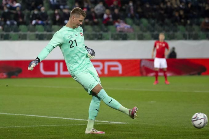 Jonas Omlin feierte im Testspiel gegen Kroatien sein Debüt für die Schweizer Nati. Schweizer Nati Jonas Omlin