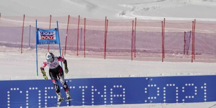 Die Ski-WM in Cortina d'Ampezzo soll 2021 mit Zuschauern stattfinden. Foto: Giovanni Auletta/AP/dpa