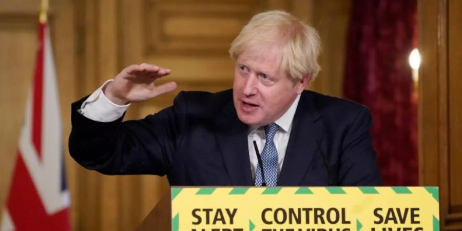 Boris Johnson tritt auf die Bremse