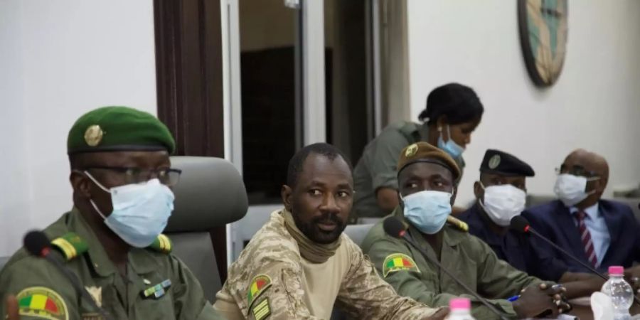 Militärs in Bamako