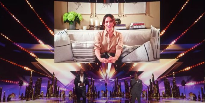 Meghan Markle wird bei America's Got Talent per Videobotschaft zugeschaltet. meghan markle