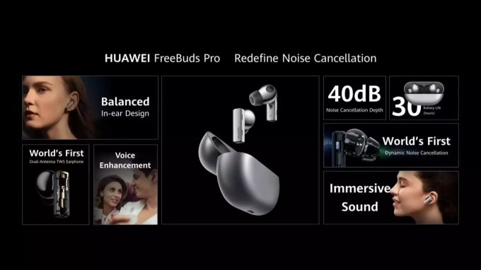 Die neuen Freebuds Pro von Huawei. Huawei Freebuds Pro