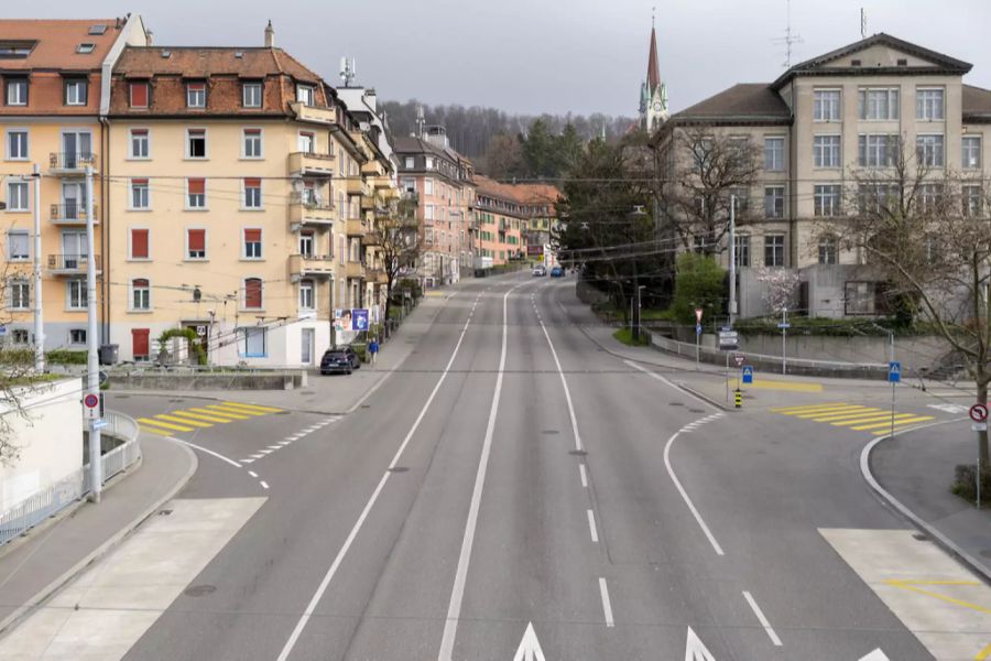 Rosengartenstrasse Zürich Lockdown Coronavirus