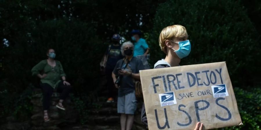 Demonstranten in North Carolina