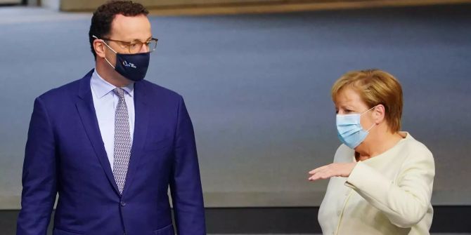Coronavirus Bundestag - Beginn Haushaltswoche