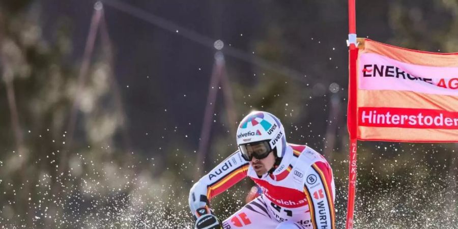Stefan Luitz ist für den ersten Riesenslalom in Sölden gesetzt. Foto: Johann Groder/APA/Expa/dpa