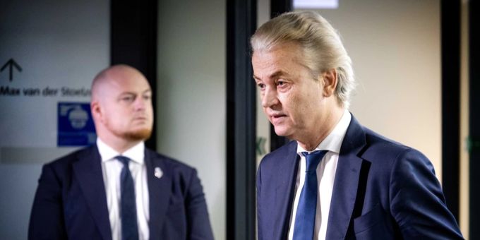 Der niederländische Wahlsieger Geert Wilders. Wilders