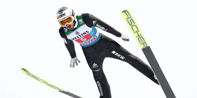 Kilian Peier verpasst die Top-10 beim Springen in Bischofshofen. Kilian Peier