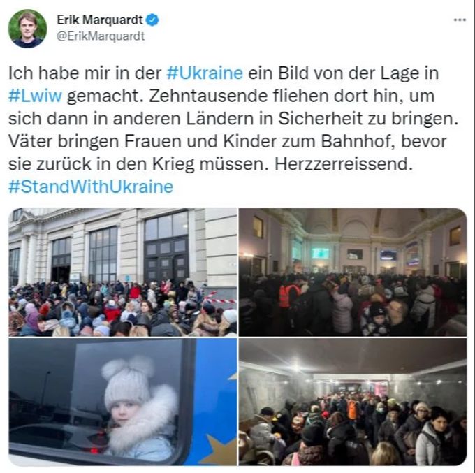 Die westukrainische Stadt Lwiw hat sich zu einem wichtigen Drehkreuz für Flüchtlinge entwickelt. Ukraine-Krieg