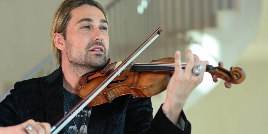 Der Musiker David Garrett posiert bei einem Pressetermin in Berlin.