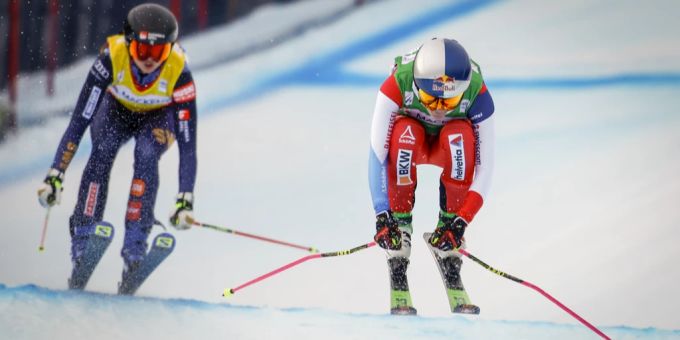 Skicross: Fanny Smith im Halbfinal in Nakiska. Skicross
