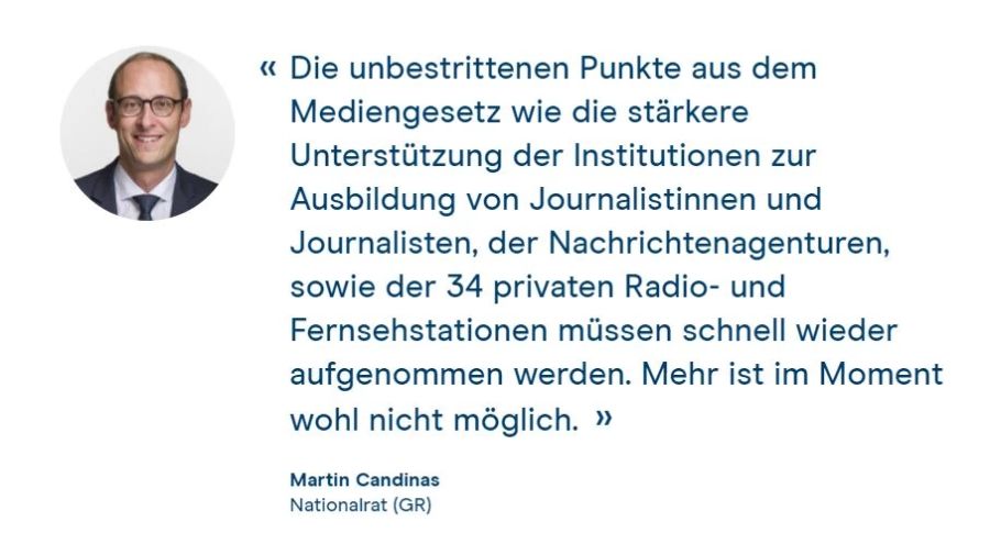 Martin Candinas Mediengesetz Nein