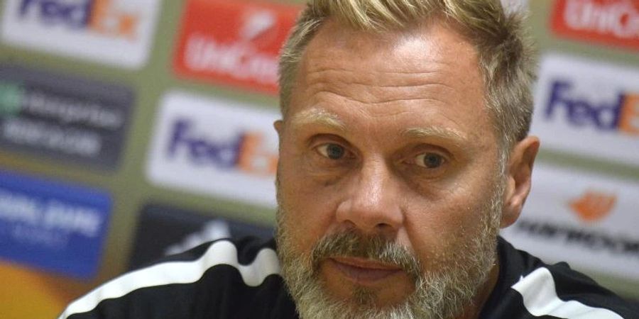 Thorsten Fink konnte im ersten Spiel als Trainer von Riga FC einen Sieg feiern. Foto: Herbert Pfarrhofer/APA/dpa/Archivbild