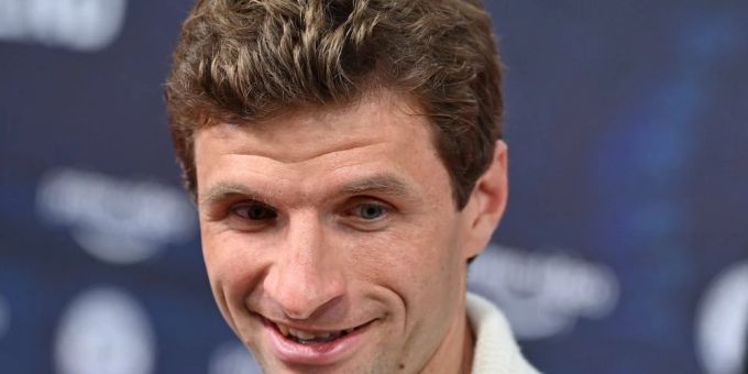 Thomas Müller nimmt es mit Humor. Thomas Müller nimmt es mit Humor.