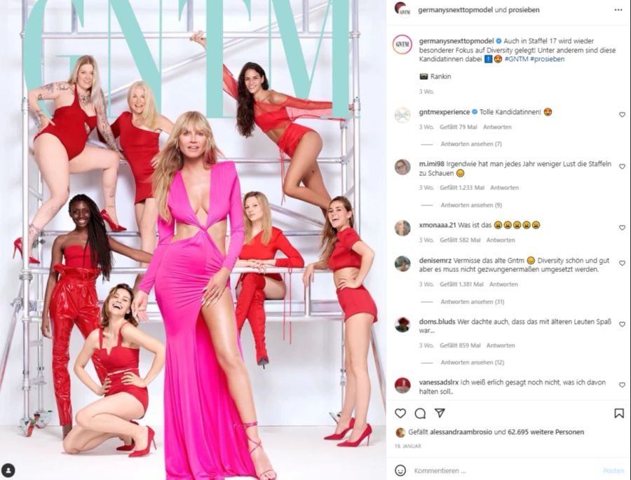 Bei «GNTM» ist das Motto dieses Jahr «Diversity»!