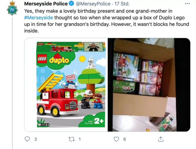 In dieser Lego-Box waren die Drogen versteckt. Kokain Lego