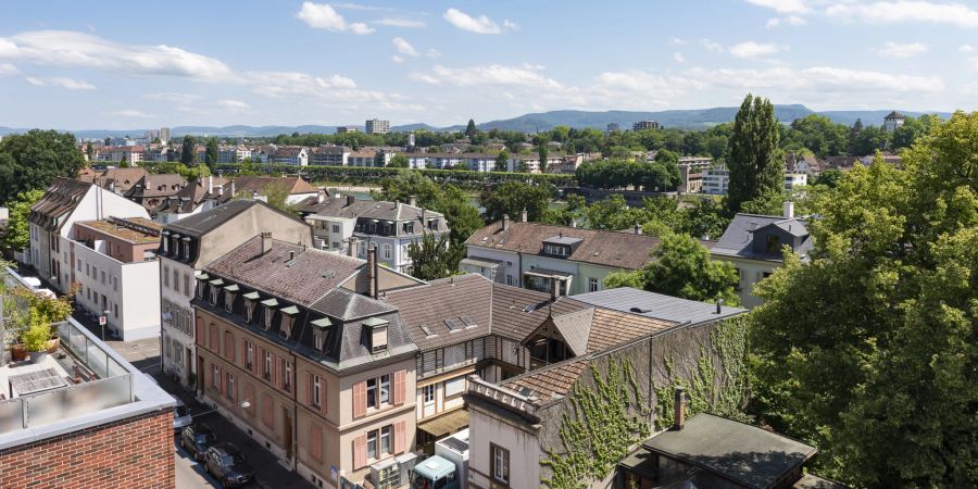 Die Wettstein- und St. Alban-Quartiere in Basel.