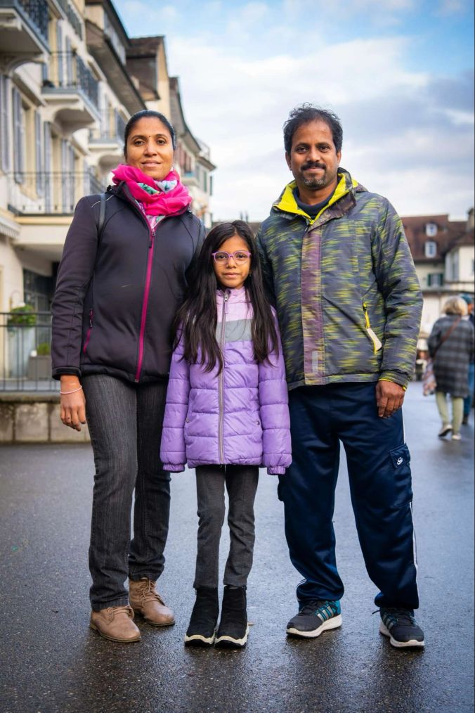 Familie Ganapathi aus Rapperswil erfreute sich am Marktgeschehen.