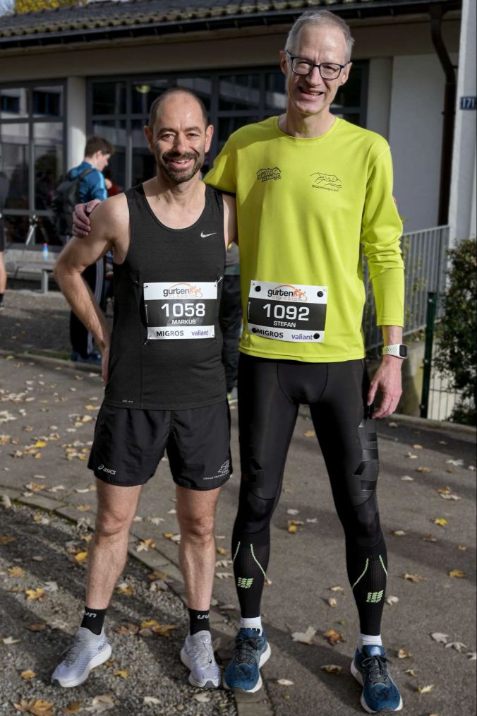 Läufer Markus Burkhalter und Stefan Heiniger.