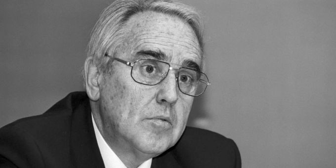 Willy Padrutt, Bundesanwalt von 1990-1993, aufgenommen im Oktober 1993. willy padrutt