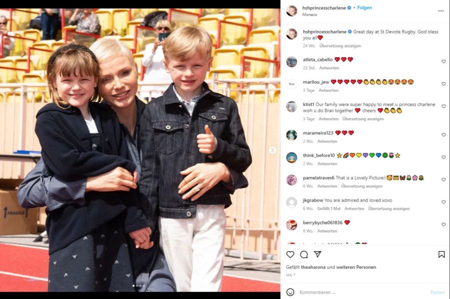 Die Kinder von Fürstin Charlène von Monaco sind sieben Jahre alt.