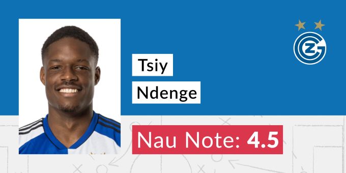 Die Nau.ch-Note Tsiy Ndenge von GC. fcz
