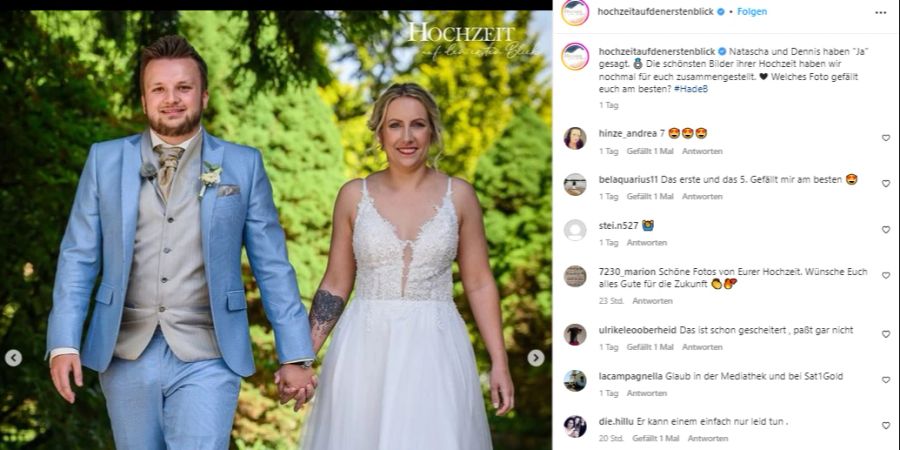 Hochzeit auf den ersten blick Natascha