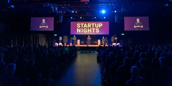 Die Opening-Ceremony der Startup Nights. Startup Nights