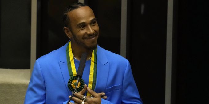 Lewis Hamilton wird in Brasilia zum Ehrenbürger von Brasilien ernannt. Lewis Hamilton Brasilien