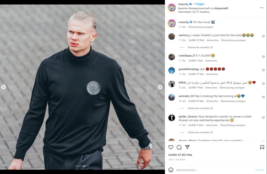 Erling Haaland will heute dem BVB die Tore einschenken.