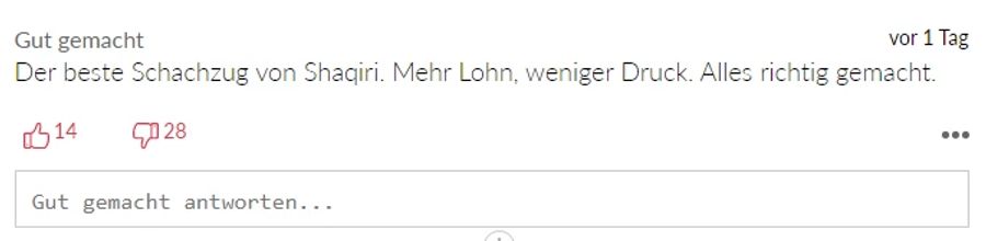 Anders wird der Shaqiri-Transfer von diesem Leser gesehen.