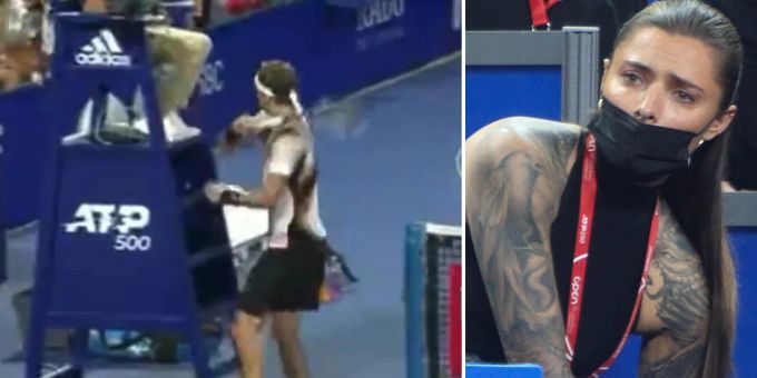 Disqualifiziert! - Sophia Thomalla erlebt Zverev-Ausraster live mit