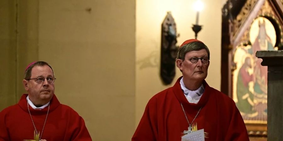 Woelki im Juni mit Bischofskonferenzvorsitzendem Bätzing