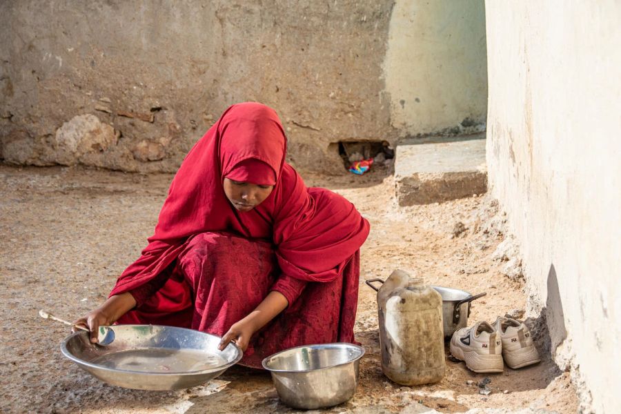 Mädchen in Somalia