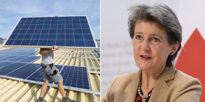 «Braucht Lösung» - Sommaruga startet Steuer-Offensive für Sonnenenergie