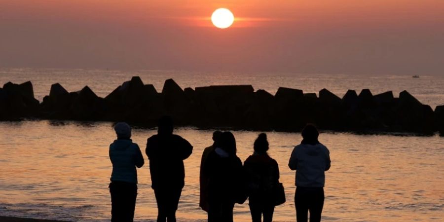 Gemeinsames Gebet in der 
Region Tohoku