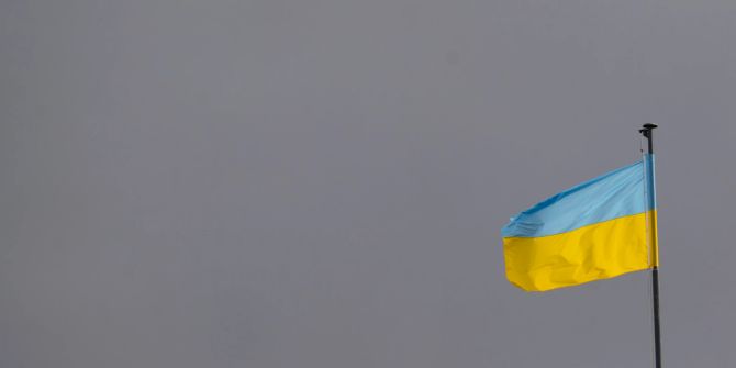 Ukraine Flagge