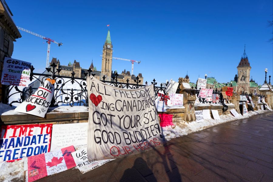 Truckers protest in Ottawa