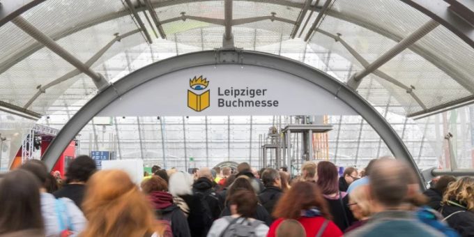 Besucher auf der Leipziger Buchmesse 2018 leipziger buchmesse