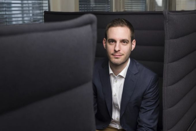 Lucas Betschart, Präsident der Swiss Bitcoin Association, im März 2018. Betschart Schweiz Bitcoin