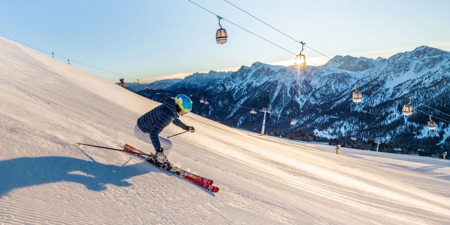 Eine Untersuchung zeigt: 75 Prozent der Skifahrer sind mit mehr als 50 Kilometern pro Stunde unterwegs.