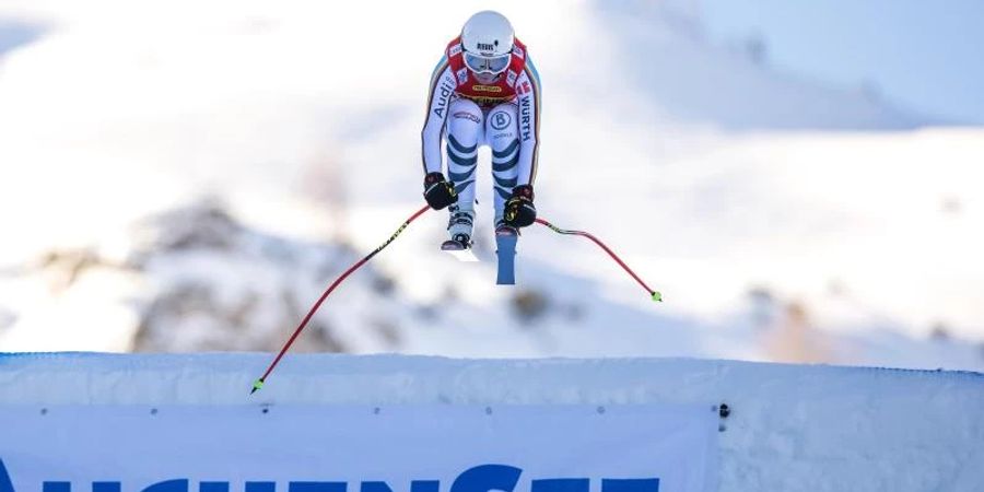 Kira Weidle will nach ihrem fulminanten zweiten Platz in der Abfahrt im Super G nachlegen. Foto: Expa/Johann Groder/APA/dpa