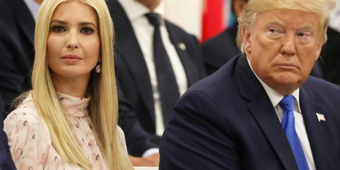 Trump mit Tochter Ivanka Trump mit Tochter Ivanka